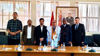 رئيس الغرفة الفلاحية إلى جانب المدير الجهوي للفلاحة يجريان مباحثات مع قنصل العام لدولة غينيا بالداخلة