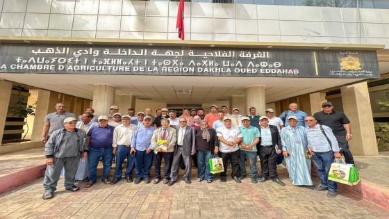 الغرفة الفلاحية لجهة الداخلة وادي الذهب تستقبل المجموعة الثانية من وفد الغرفة الفلاحية لجهة سوس ماسة
